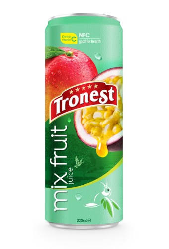 Tropical Juice 320ml Canned NFC Mix  Fruit Juice