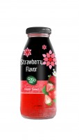 basil seed with strawberry  flavor 250ml glass bottle
