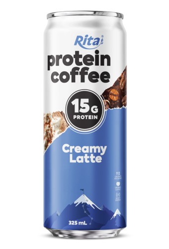 Rita High Protein Coffee Creamy Latte Drink 15g Protein – RTD Coffee Beverage 325ml