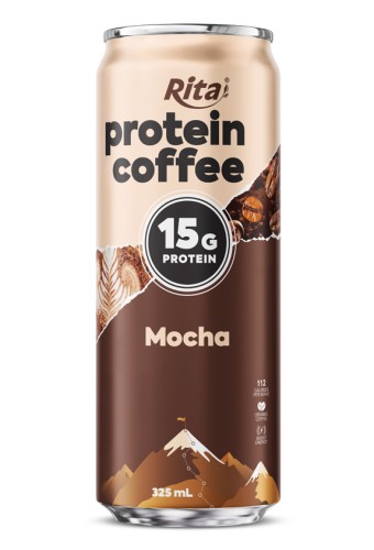 Rita High Protein Coffee Mocha Drink 15g Protein – RTD Coffee Beverage 325ml