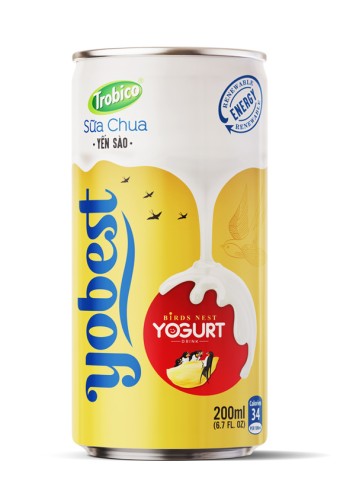 200ml Alu Can Bird's Nest Yogurt Drink YOBEST Brand (Or OEM)